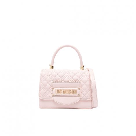 MOSCHINO borsa a mano cipria