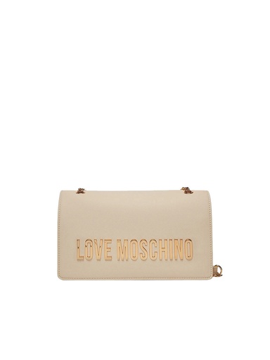 MOSCHINO borsa a spalla avorio